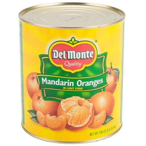 Whole Mandarin Oranges In Light Syrup Canned Mandarin Oranges 10 Can