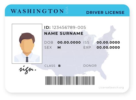 Washington Driver License License Lookup