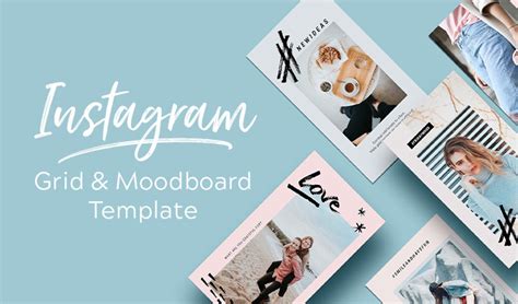 ✓ free for commercial use ✓ high quality images. Free Download: Instagram Grid Planner & Moodboard Template ...