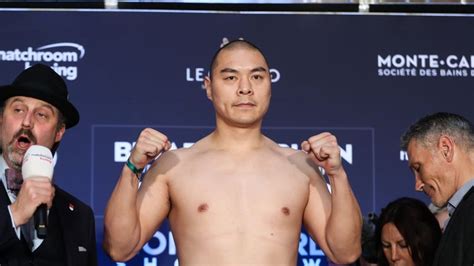 Fury Vs Sour Zhilei Zhang Aims To Make A Big Bang Seven Years After Olympic Fight With