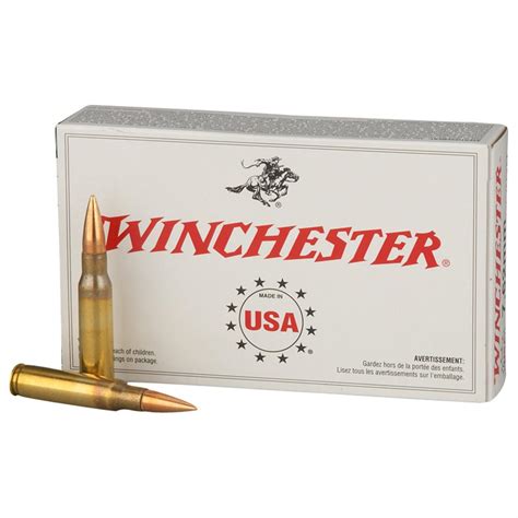 20 Rounds Winchester 308 147 Grain Fmj Ammo 2403 308 Winchester