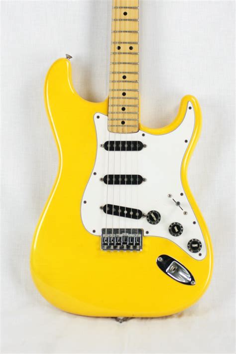 1981 Fender Monaco Yellow Stratocaster International Color Series Stra