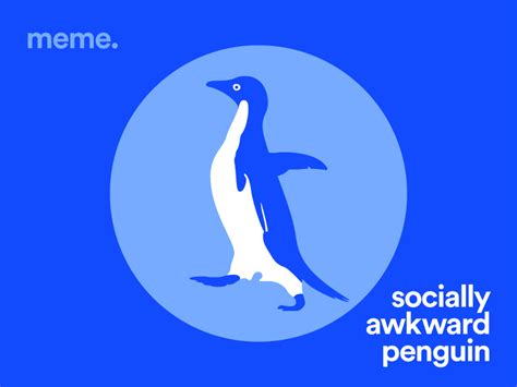 Socially Awkward Penguin By Aiden Guinnip On Dribbble