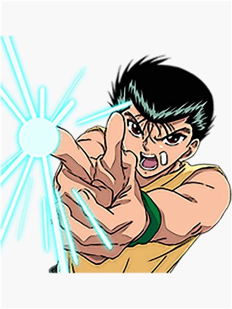 It's where your interests yu yu hakusho episode 69 is my favorite of all time episode, just because of this face. 'Yu Yu Hakusho Yusuke Urameshi' Sticker by howardstein3rd ...