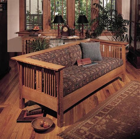 Arts And Crafts Mission Sofa And Chair Woodworking Plan From Wood Magazine