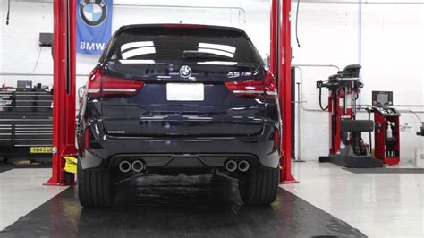 The bmw x3 m already has a nice. BMW F85 X5M Akrapovic Exhaust System - YouTube