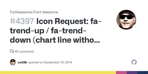 Icon Request Fa Trend Up Fa Trend Down Chart Line Without Axes