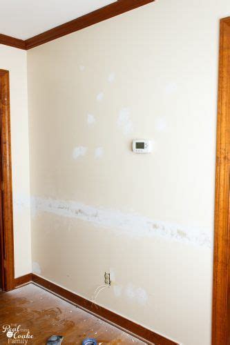 Edge gap will be caulked, and. How to Paint After Removing Chair Rail (With images ...
