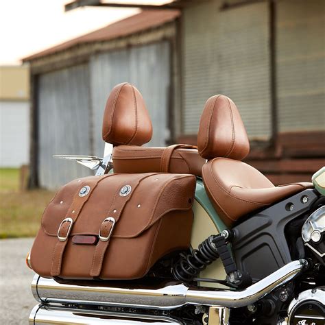 Genuine Leather Saddlebags Desert Tan Indian Motorcycle Australia