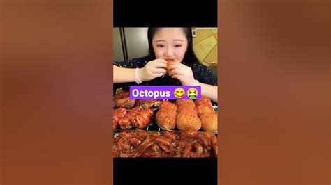 Eating Octopus Meat Seafood Healthy Meat Nd Tasty 😋🤮 Shorts Youtube