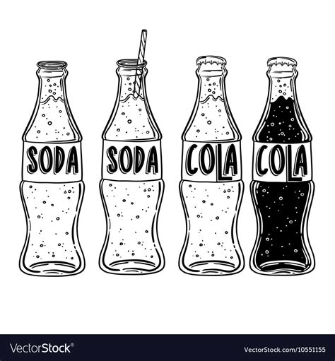 soda drawing hand drawn royalty free vector image