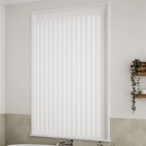 White Vertical Blinds Pvc Vertical Blackout Blinds To Go