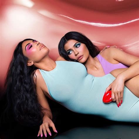 kim kardashian and kylie jenner confirm joint fragrance launch date