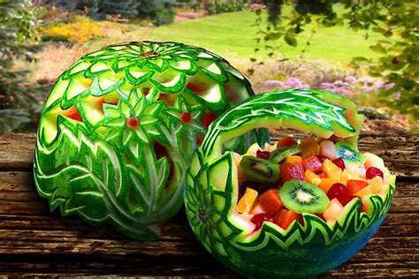 Now This Is A Fancy Fruit Salad Watermelon Fruit Bowls Watermelon