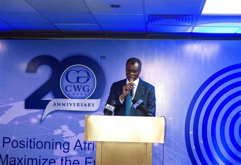 Address By Austin Okere Founder Cwg Plc At The 20th Anniversary