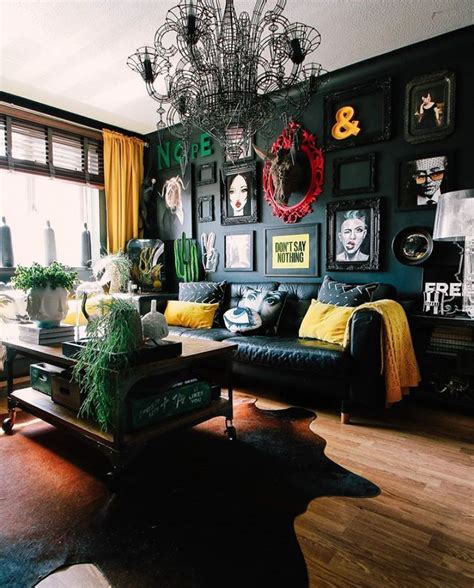 Top 10 Gallery Walls Inspiration Audenza Black Walls Living Room