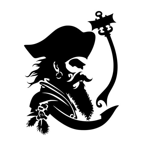 Pirate Hook Svg File For Cricut Silhouette Laser Machines Kids