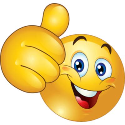 Emoticon Pulgar Arriba Png Transparente Stickpng Thumbs Up Sign My