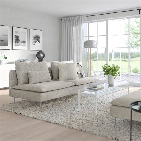 Tilsett hvetemel og brun over svak varme til blandingen får en nøttebrun farge. SÖDERHAMN 3-seters modul - Viarp beige/brun - IKEA