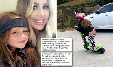 fans slam kim zolciak for picture of daughter kaia s naked butt daily mail online