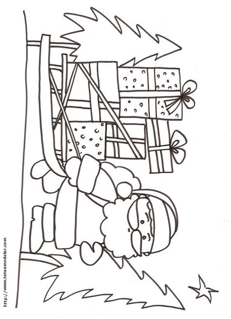Coloriage Noël Maternelle à colorier  Dessin à imprimer  Christmas