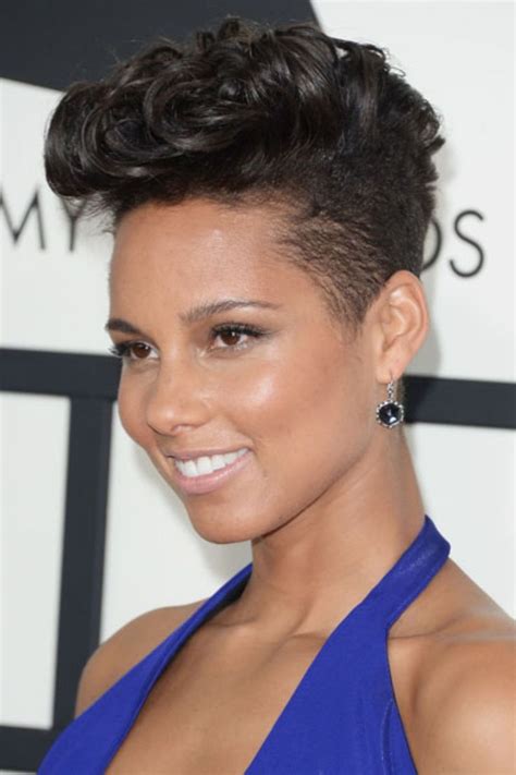 See more ideas about alicia keys, alicia keys hairstyles, hair styles. Alicia Keys short hairstyle | Mohawk hairstyles, Short ...