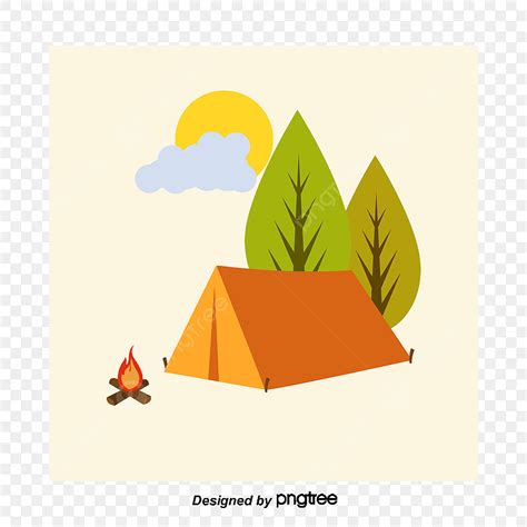 Vector Camping Carpas PNG dibujos Imágenes Prediseñadas De Camping