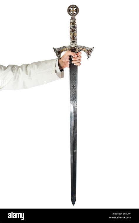 Hand Held Sword Sword Cut Out Stock Images And Pictures Alamy