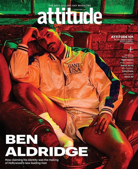 Attitude Magazine March April 2023 Ben Aldridge Luke Evans Mark Gatiss Yourcelebritymagazines
