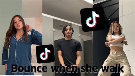 Bounce When She Walk Tik Tok Dance Youtube