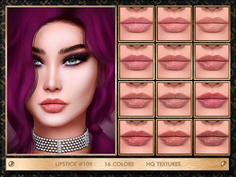 Julhaos Cosmetics Lipstick 109 The Sims 4 Catalog