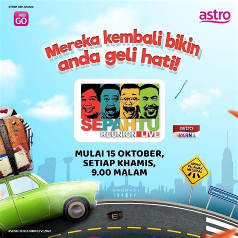 Mereka masih mengekalkan pelawak yang sama iaitu jep, shuib, rahim dan ilya. Sepahtu Reunion Live 2020 Part 2 Minggu 9
