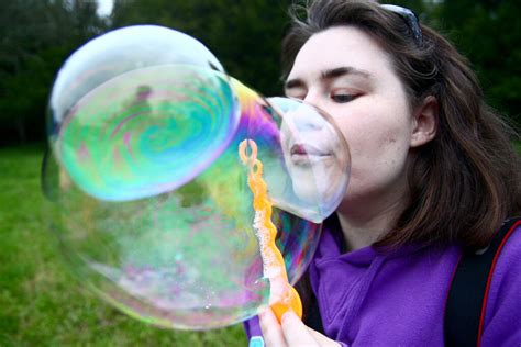 Amanda Blows Some Bubbles Flickr