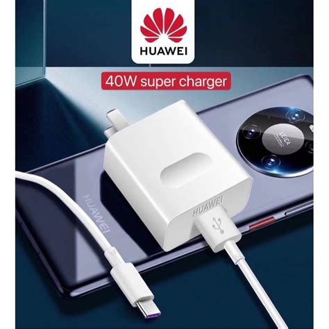 Huawei Original 40w 10v 4a Super Charging Fast Charger With 5a Type C