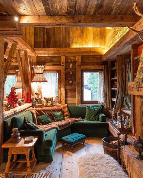 50 Best Small Log Cabin Homes Interior Decor Ideas Cabin Living Room