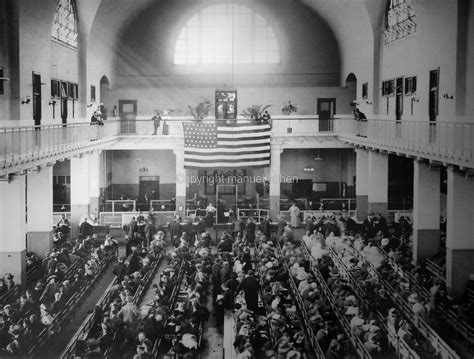 Registry Room Photograph National Immigration Museum Ellis Island