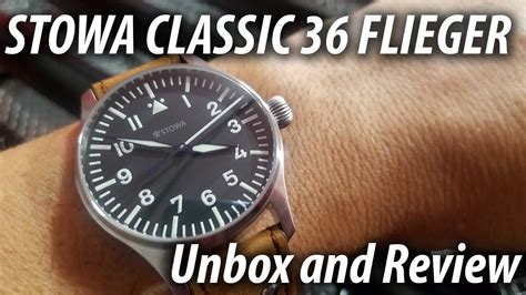 Stowa Classic 36 Flieger Unboxing And Review Youtube