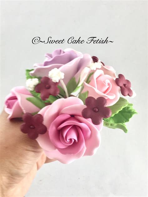 fondant flower tutorial fondant flowers sugar rose sugar flowers wedding cake toppers