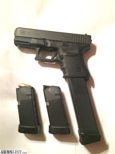 Armslist For Saletrade Glock 30 With Extended Clip Like New