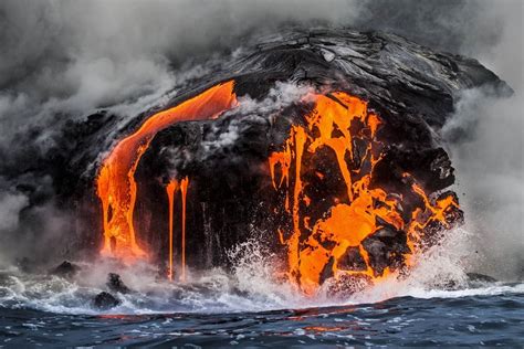 Lava On Water Pics