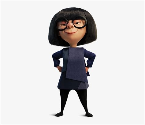 Edna Mode Incredibles 2 Characters Edna Transparent Png 304x652