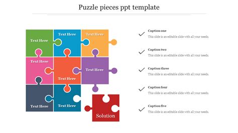 Puzzle Piece Template Powerpoint This Useful Powerpoint Template Was