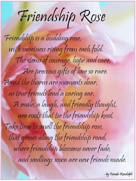 Poem About Friendship Love