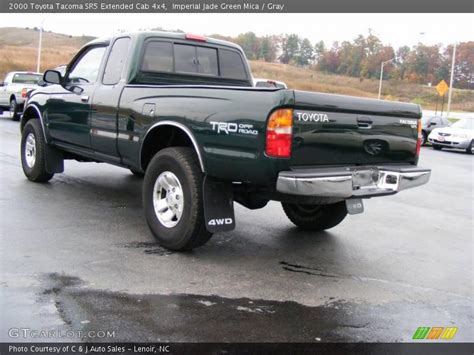 2000 Toyota Tacoma Sr5 Extended Cab 4x4 In Imperial Jade Green Mica
