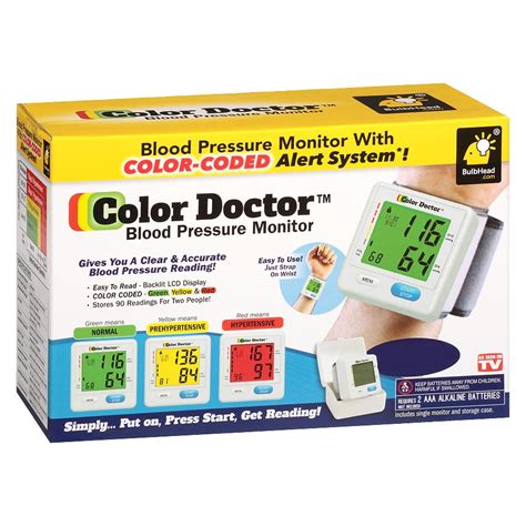 Color Doctor Blood Pressure Monitor Walgreens