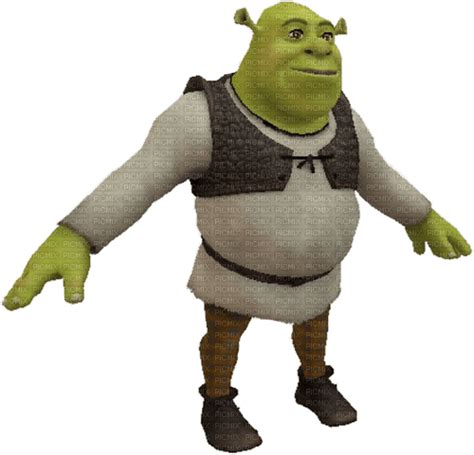 Shrek T Pose Shrek Meme Funny Png Gratis Picmix