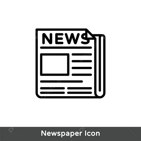 Newspapers Vector Png Images Line Newspaper Vector Icon Line Icons