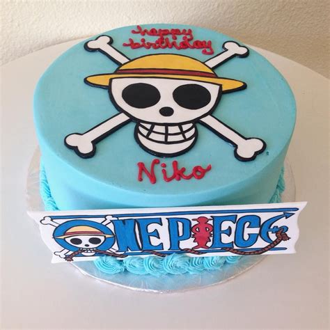 One Piece Anime Birthday Cake
