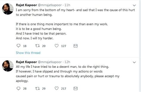 Rajat Kapoor Accused Of Sexual Harassment Actor Issues Apology