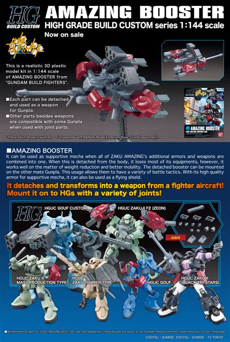 Gundam Build Fighters Hgbc 1144 Amazing Booster